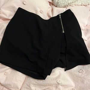 Shein black skort